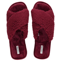 Victoria Sherpa Criss-Cross Slipper